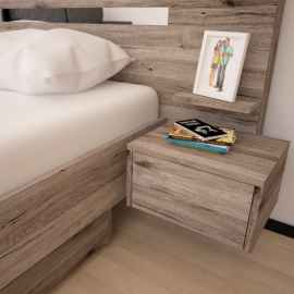 André ágyrácsos franciaágy