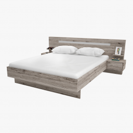 André ágyrácsos franciaágy