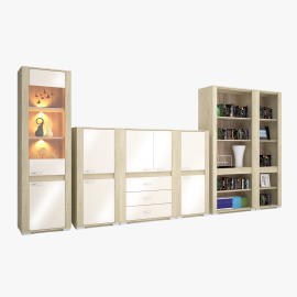 Cortina C7 Elemes bútorcsalád - Nyitott polcos elem | 90 