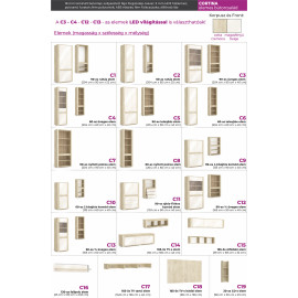 Cortina C14 Elemes bútorcsalád - TV-s elem | 165