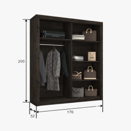 Fáraó "F13"  Gardrób - Elemes bútorcsalád | Magasfényű front