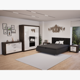 Fáraó "F14"  Éjjeliszekrény - Elemes bútorcsalád | Magasfényű front