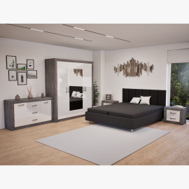 Fáraó "F14"  Éjjeliszekrény - Elemes bútorcsalád | Magasfényű front