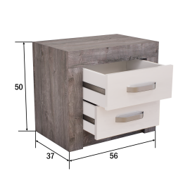 Fáraó "F14"  Éjjeliszekrény - Elemes bútorcsalád | Magasfényű front