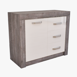 Fáraó "F1"  komód elem - Elemes bútorcsalád | Magasfényű front