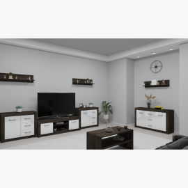 Fáraó "F2"  komód elem - Elemes bútorcsalád | Magasfényű front