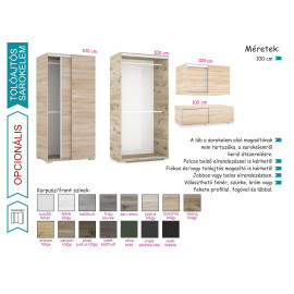 Capri Tv-s gardrób - Több szín | 239