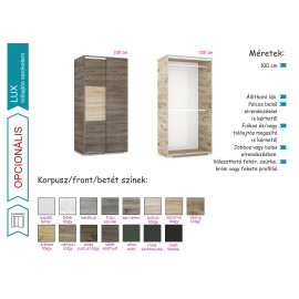 Lux tolóajtós gardrób - 239