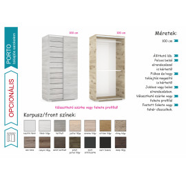 Nílus tolóajtós gardrób - 239