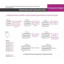 Lux tolóajtós gardrób - 239