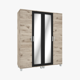 Basic bővíthető nyílóajtós gardrób - 160