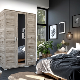 Bern bővíthető nyílóajtós gardrób - 135