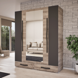 Cézár nyílóajtós gardrób - Több szín | 160