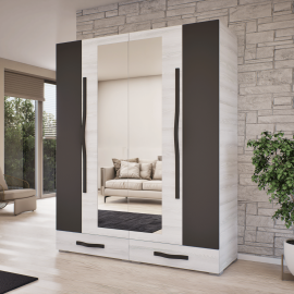 Cézár nyílóajtós gardrób - Több szín | 160