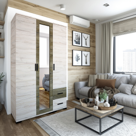 Nápoly bővíthető nyílóajtós gardrób - 160