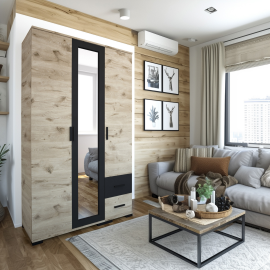 Nápoly bővíthető nyílóajtós gardrób - 120