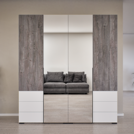 New Maxi gardrób tükörrel | 180