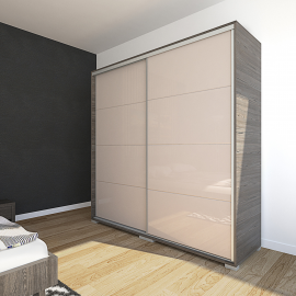 Bond tolóajtós gardrób - Több szín és méret | Üveges  | 180