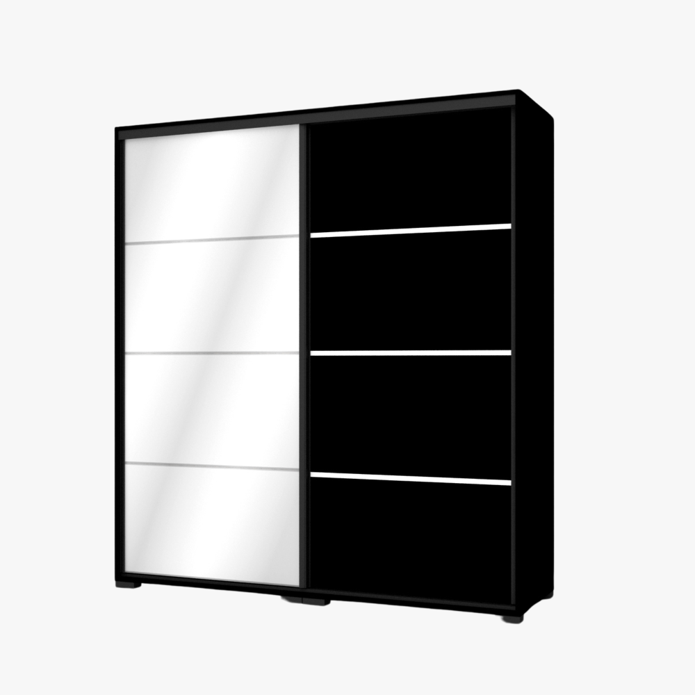 Borneo tolóajtós gardrób - Több szín és méret |200