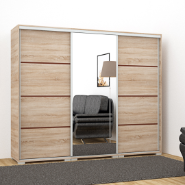 Borneo tolóajtós gardrób - Több szín és méret |239