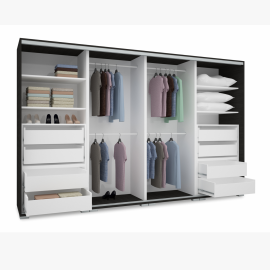 Lux tolóajtós gardrób - 318