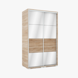 Mirror tolóajtós gardrób - 100 