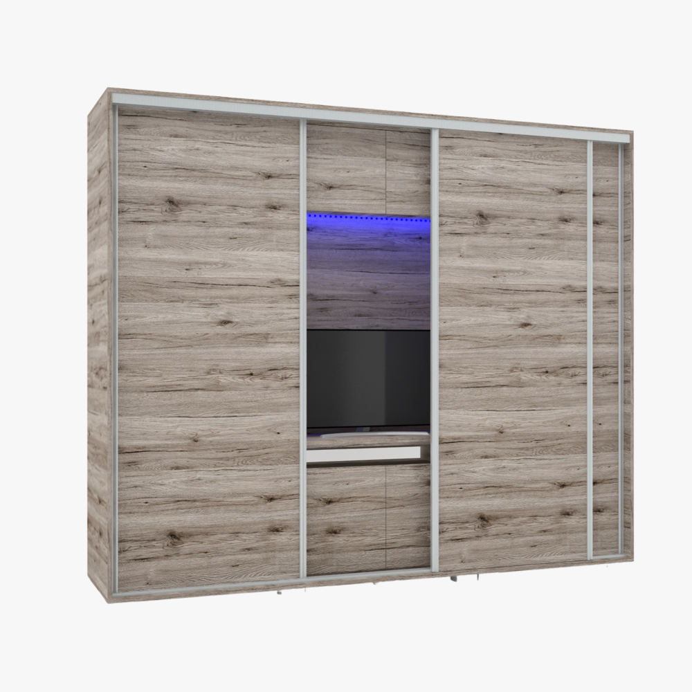 Bond Tv-s gardrób - Több szín | Bútorlapos | 239 