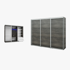 Bond Tv-s gardrób - Több szín | Bútorlapos | 239 