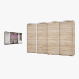 Bond Tv-s gardrób - Több szín | Bútorlapos | 318 