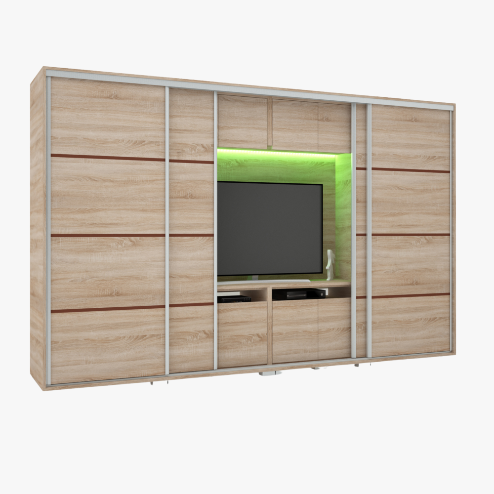 Borneo Tv-s gardrób - Több szín | 318 