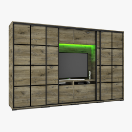 Rock Tv-s gardrób - Több szín | 318