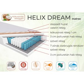 Helix Dream matrac - Több méret | Rugós | Kétoldalas