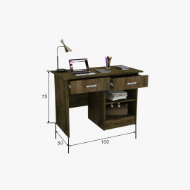 100 x 50 cm-es dupla fiókos íróasztal - Több szín