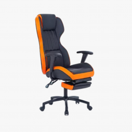 US 77 Kronos prémium vezetői forgószék | Fekete-narancs