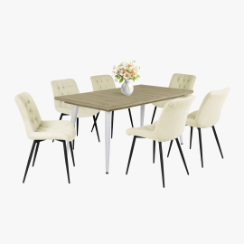 Alaska asztal - Több szín | Bővíthető | 160 