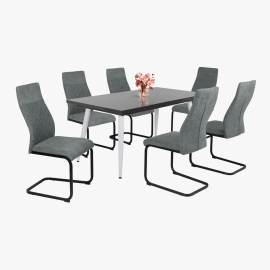 Alaska magasfényű asztal - Több szín | Bővíthető | 160 